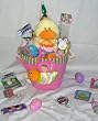 Plush Bug Kids Easter Gift Basket - Candy, Games, Coloring, Activites, FUN!