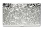 Stainless Steel Business Card Holder Silver Leaves