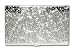 Stainless Steel Business Card Holder Silver Leaves