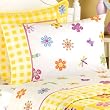 Flowerland Standard Cotton Pillowcase by Olive Kids