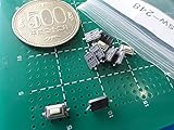 ＜実装タクトスイッチ横押2足・白　3.7mm×6.1mm　全高3.5mm＞10個＜1sw-248＞