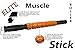 The Muscle Roller Stick, Massage Roller for Legs | Massage Stick Roller for Muscles - Great Gifts for Runners Men/Women, Athletes, Exercise - Shin Splints, Trigger Point - Orange Elite Hard,17