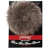 Premier Yarns Faux Fur Pom Pom Yarn, Otter