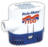 Rule RM1100 Marine Rule-Mate 1100 Marine Bilge Pump (1100-GPH, 12-Volt)