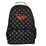 Baltimore Orioles MLB Baseball Team Shoulder Sports Bag / School Bag / Athletic Backpack - Black (Size: one size)