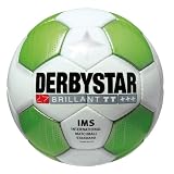 DERBYSTAR Fu�ball BRILLANT TT, weiss/gr�n, Gr. 5