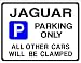 JAGUAR Car Parking Sign Gift for s e type x xj xk v8 v6 3.0 models - Size Large 205 x 270mm by Custom (Made in UK)