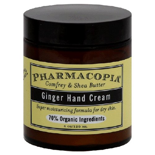 Pharmacopia Hand Cream, Ginger, 4-Ounces by Pharmacopia