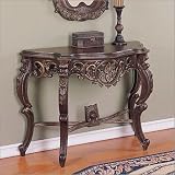 Masterpiece Serpentine Carved Hall Console By Powell Furniture