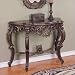 Masterpiece Serpentine Carved Hall Console By Powell Furniture
