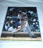Jeff Francoeur Autographed Atlanta Braves 16x20 Photo W/PROOF, Picture of Jeff Signing For Us. Texas Rangers
