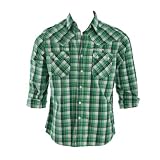 Soul Cal Jagger Check Shirt - Green - Mens