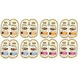 Nutro Perfect Portions Grain Free Soft Loaf Cat Food 4 Flavor 8 Can Variety Bundle: (2) Nutro Chicken & Shrimp Recipe Perfect Portions, (2) Nutro Salmon & Tuna Recipe Perfect Portions, (2) Nutro Chicken Recipe Perfect Portions, and (2) Nutro Turkey Recipe Perfect Portions, 2.6 Oz. Ea. (8 Cans Total)