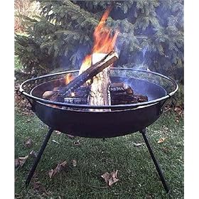 Whalen Fire Pit Kettle Grill