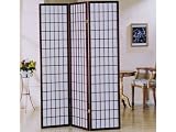 Review -999 2277 / NEW 3 PANEL CHERRY FINISH WOODEN SCREEN/ ROOM DIVIDER.
