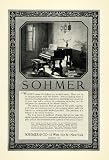 1925 Ad Spanish Renaissance Model Sohmer Grand Piano Musical Instrument Antique - Original Print Ad