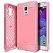 Galaxy Note 4 Case, OBLIQ [Flex Pro][Pink] Thin Slim Fit Armor Sturdy Bumper Soft TPU Rubber Soft Flexible Silicone Shock Scratch Resist Protective Cute High Quality Case (for Galaxy Note 4)