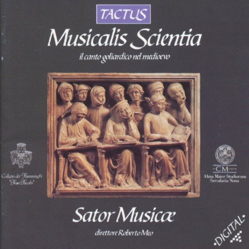 Cover image : Musicalis Scientia:Canti Goliardici Medievali