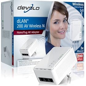 Devolo 1408 dLAN 200 AV Wireless-N HomePlug Adapter
