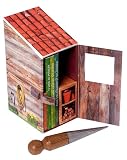 Coffret abri de jardin comprenant 3 ouvrages + 1 plantoir Image du produit