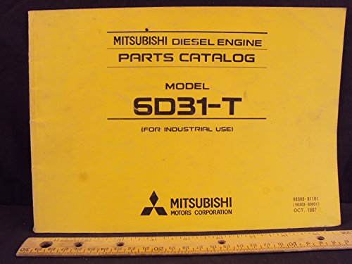 Mitsubishi Diesel Engine 6D31-T Parts Catalog Manual