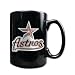 Houston Astros 15oz Black Ceramic Mug