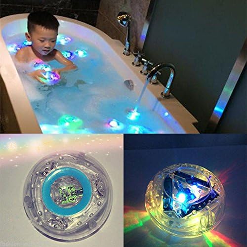 Bathroom LED Light Toy Kid ColorChanging Toys Waterproof In Tub Bath Time Fun