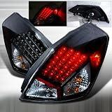 2007-2011 Nissan Altima Led Tail Lights Black 4 Door by Instyleparts