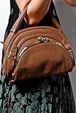 Bulga - Women's Eclipse Naked Cowhide Shoulder Bag (Taupe)