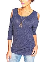 SO Cachemire & Knitwear Camiseta Manga Larga Joa (Azul Oscuro)