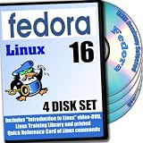 Fedora 16 Linux, 4-discs DVD Installation and Reference Set, Ed.2011