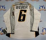 SHEA WEBER Nashville Predators SIGNED NHL Premier Hockey Jersey