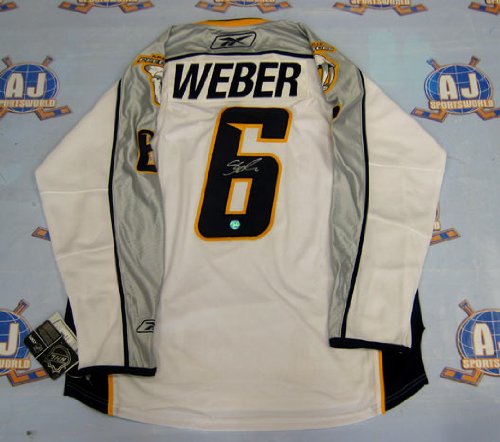 SHEA WEBER Nashville Predators Signed RBK Hockey JERSEY