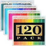Artist's Choice 120 Piece Extra Large Unique Color and Pre-Sharpened Pencils Set