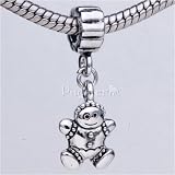 Pugster Dangle Little Girl European Charm Bead Bracelet