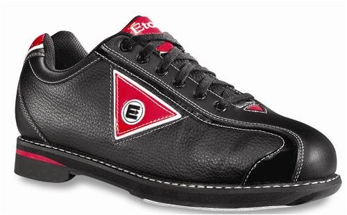 Etonic Bowling Shoes-Etonic Retro Mens Neon Black/Red Bowling Shoes-Mens Etonic Bowling Shoes