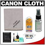 Canon Microfiber Cloth, Hurricane Blower, Brush, Fluid, Tissue & Lenspen Cl ....