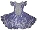 CLEARANCE Lilac Organza Pageant Dress with Flutter Sleeves ~ Sz 3 and 4 While Supplies Last