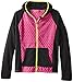 Pink Platinum Girls' Dotted Fleece Jacket