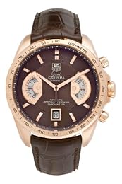 TAG Heuer Men s CAV514C FC8171 Grand Carrera Calibre 17 RS Automatic Chronograph White Dial Watch