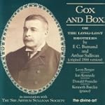 Sullivan: Cox And Box By F.C. Burnand - Kennedy, Francke, Barclay Berger