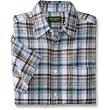 Short-Sleeve Patterned Linen...