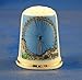Porcelain China Collectable Thimble - London Eye with Free Gift Box