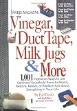 51i3UoaNvvL. SL160  Yankee Magazine Vinegar, Duct Tape, Milk Jugs & More: 1,001 Ingenious Ways to Use Common Household Items to Repair, Restore, Revive, or Replace Just ... in Your Life (Yankee Magazine Guidebook)