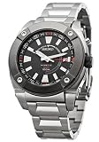Seiko Men’s Kinectic GMT Silver-Tone Watch #SUN005