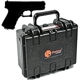 Elephant E120 Handgun Pistol Hard Case for Small to Medium Gun and Magazine Great for the Shooting Range, Safe Storage or Travel Fits Glock 19, Sig Sauer P226 Smith & Wesson M&p Under and More Under 8"