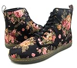Dr. Martens Women's Shoreditch Boot,Black Victorian Flowers,5 M US