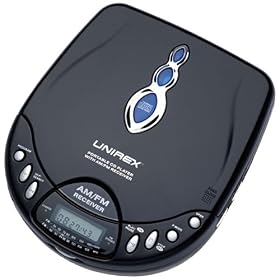Unirex Cdx-15 Personal CD Player with Am/Fm Radio