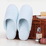 1 Pair Winter Warm Terry Hotel Spa Bath Slippers Fleece 80% Cotton 10 Shoes