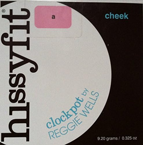 Hissyfit Clockpot By Reggie Wells for Cheek - A Pinktones - With Pack of 8 Latex-free Cosmetic Make-up Application Wedges